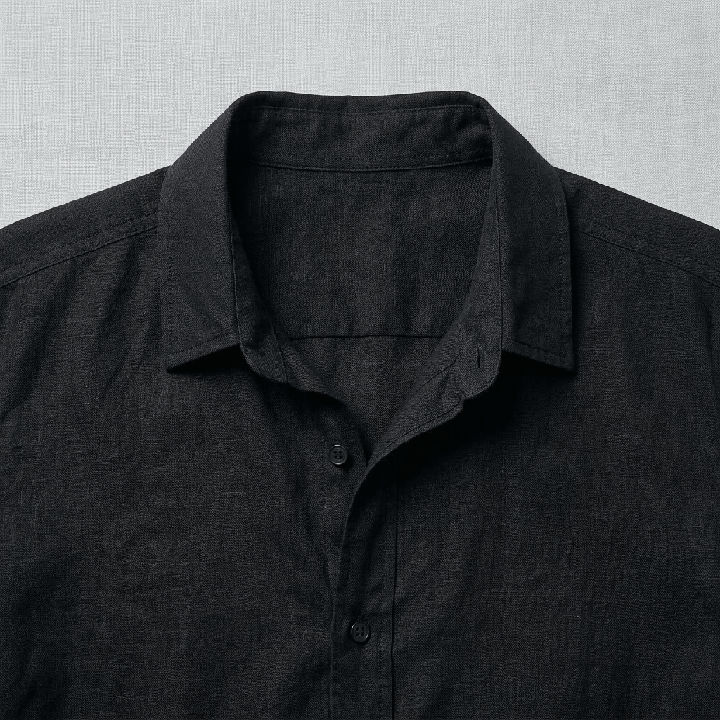 Maqiato | Men's Relaxed Linen Blend Camp Collar Shirt