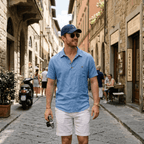 Maqiato | Lightweight linen polo shirt
