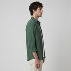 Maqiato | Men's Relaxed Cotton Button-Down Shirt