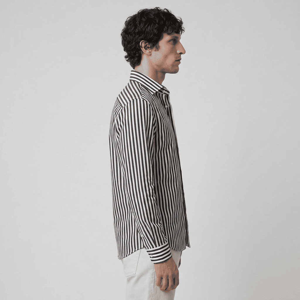 Maqiato | Men's Slim Fit Striped Shirt