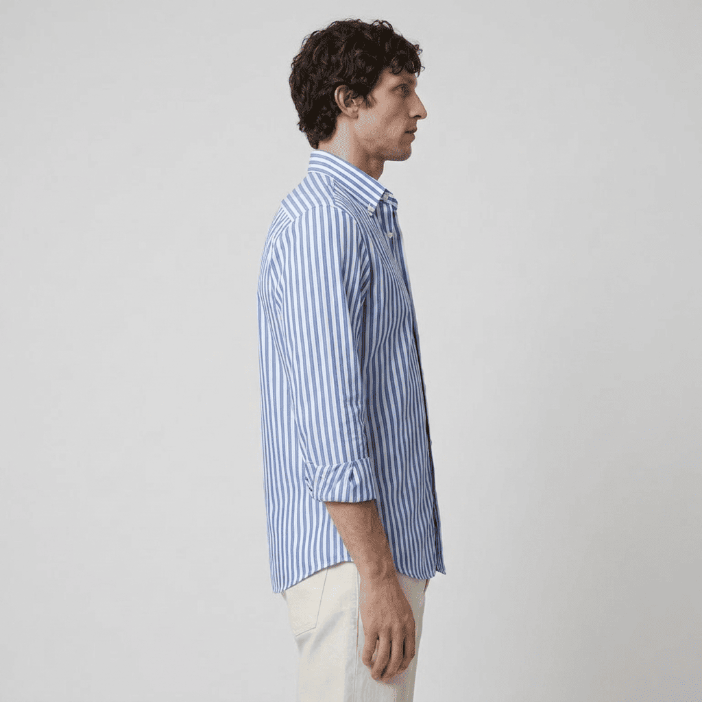 Maqiato | Men's Slim Fit Striped Shirt