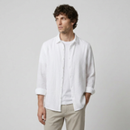 Maqiato | Men's Relaxed Cotton Button-Down Shirt