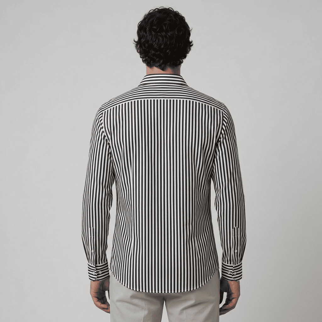 Maqiato | Men's Slim Fit Striped Shirt