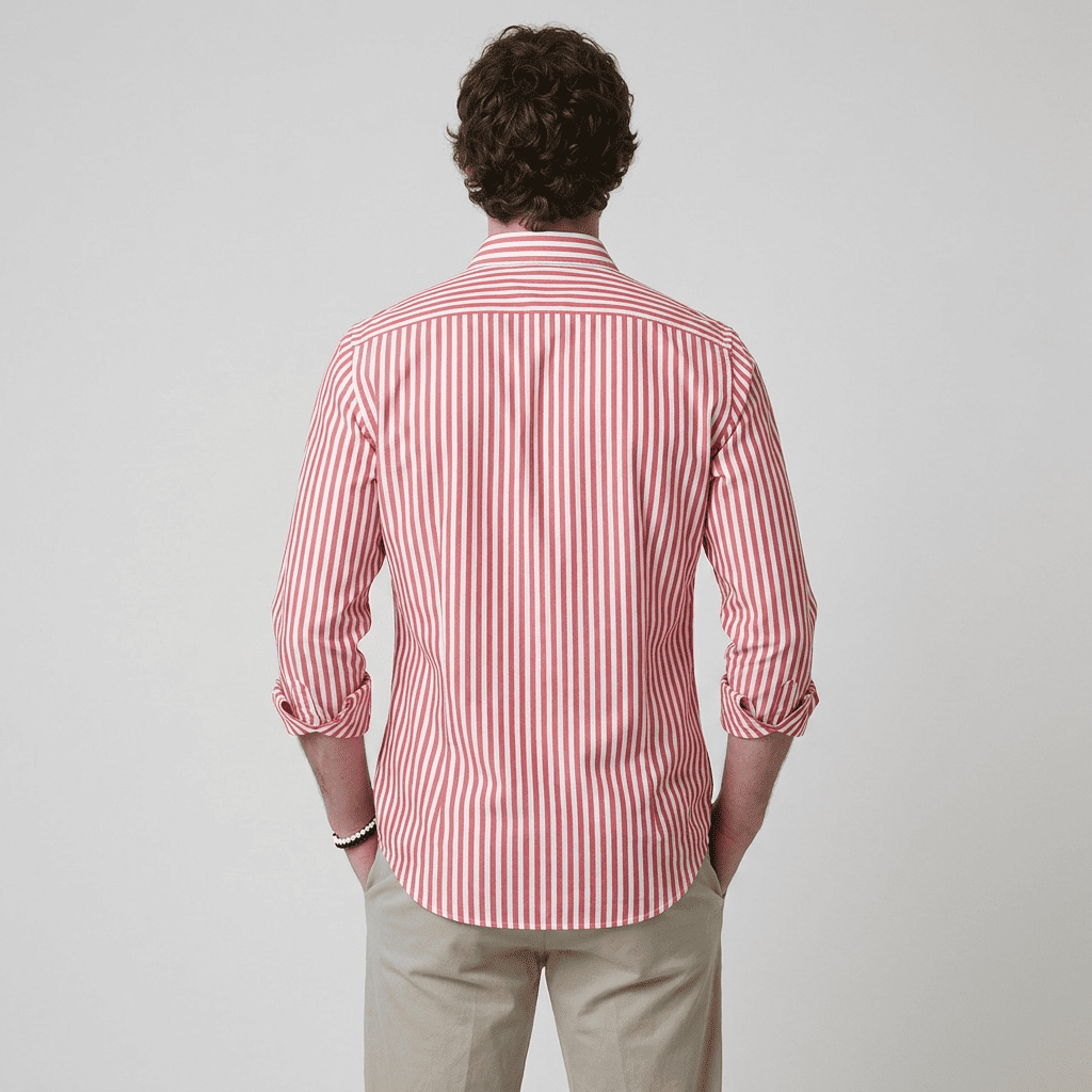 Maqiato | Men's Slim Fit Striped Shirt