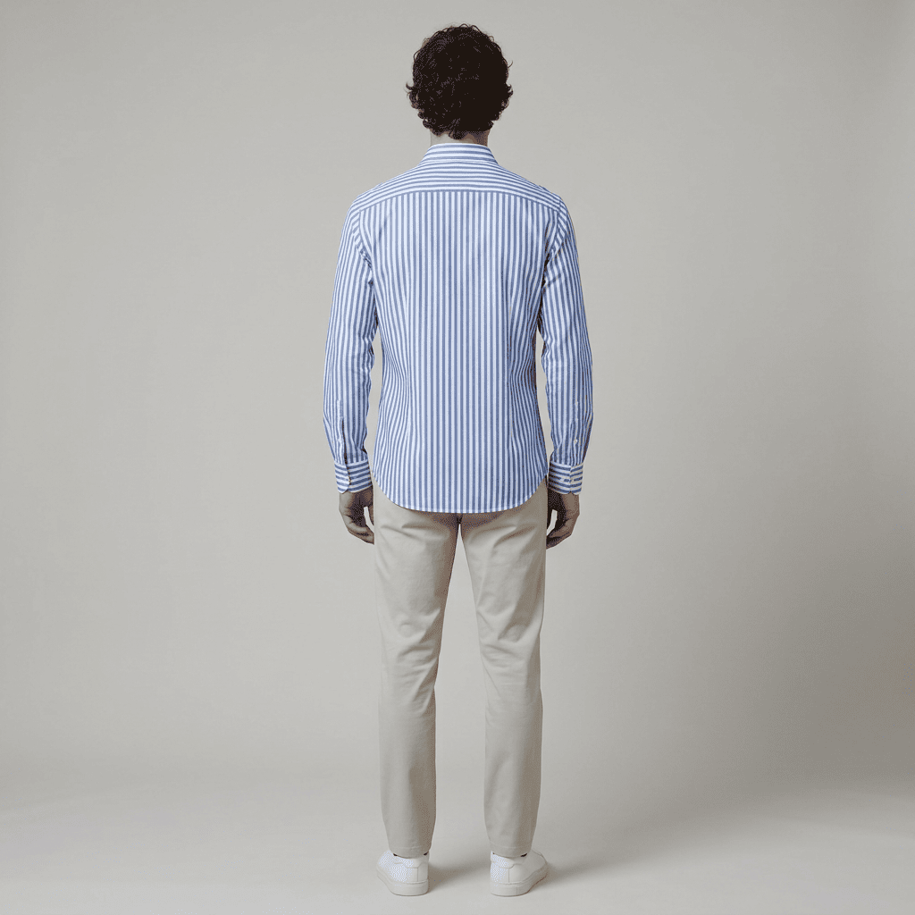 Maqiato | Men's Slim Fit Striped Shirt