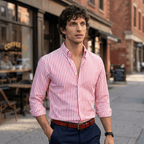 Maqiato | Men's Slim Fit Striped Shirt