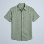 Maqiato | Breathable floral short sleeve shirt