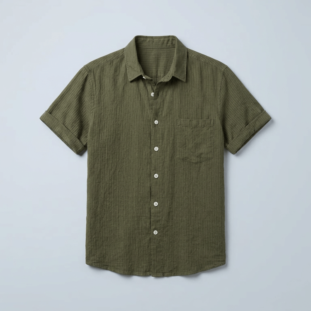 Maqiato | Textured short sleeve shirt