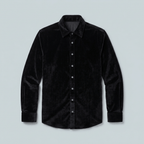 Maqiato | Men's Slim Fit Velvet Shirt