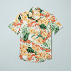 Maqiato | Men's Short Sleeve Tropical Floral Shirt