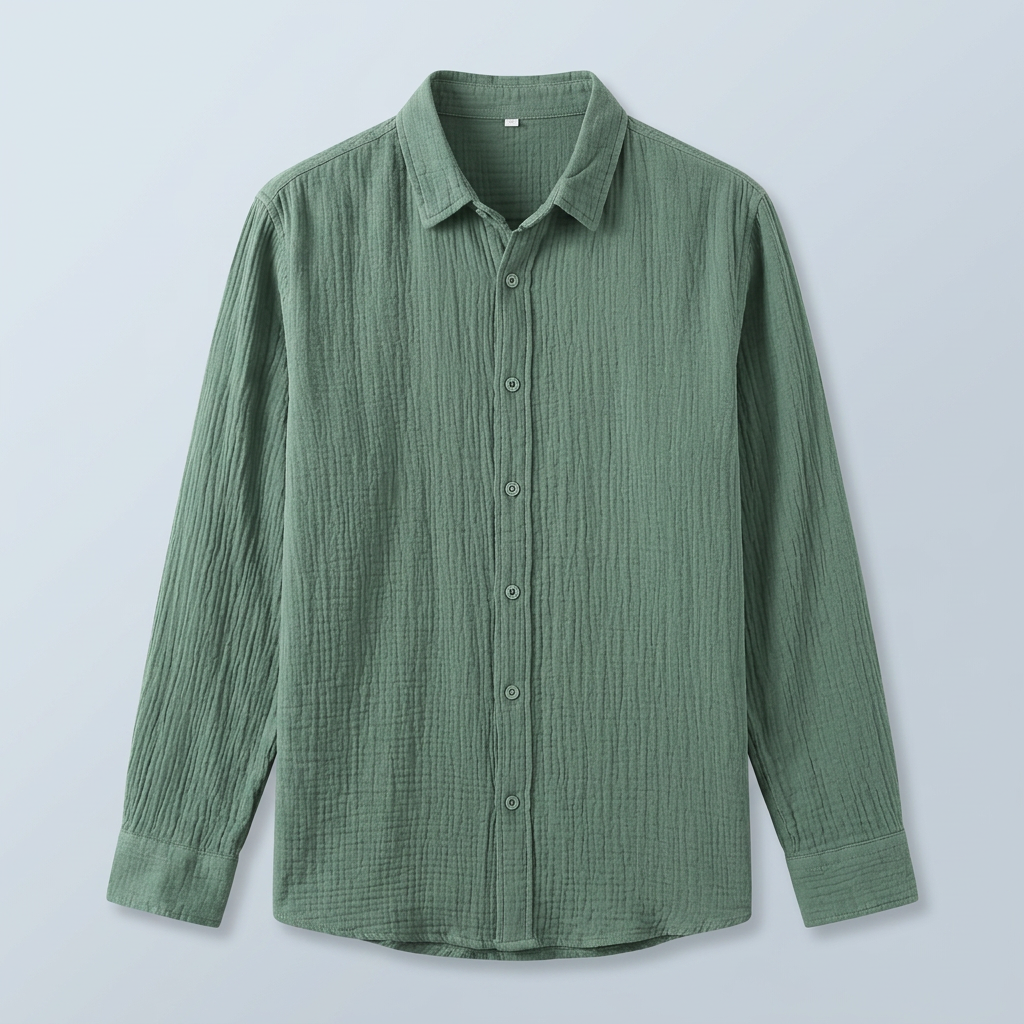 Maqiato | Men's Relaxed Cotton Button-Down Shirt