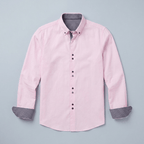 Maqiato | Men's Slim Fit Contrast Trim Button Down Shirt