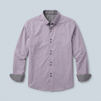 Maqiato | Men's Slim Fit Contrast Trim Button Down Shirt