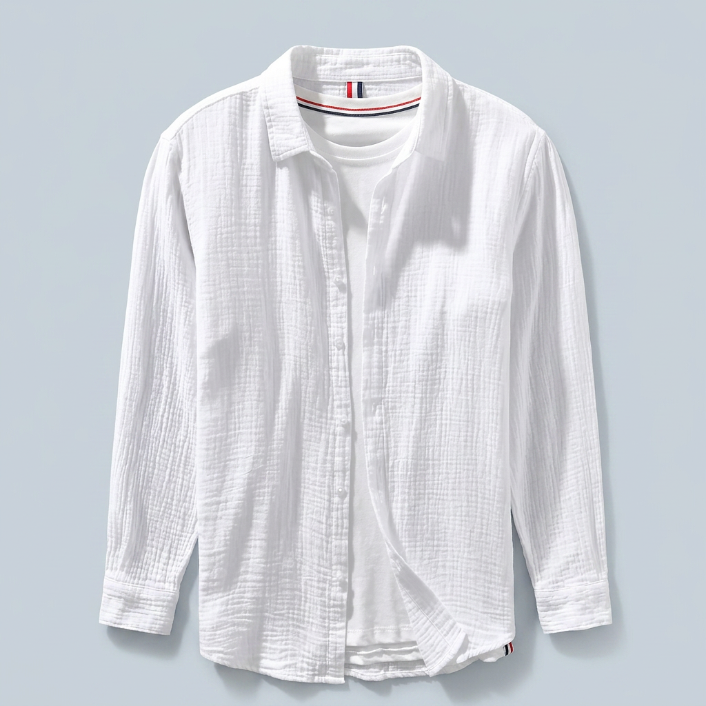 Maqiato | Men's Relaxed Cotton Button-Down Shirt