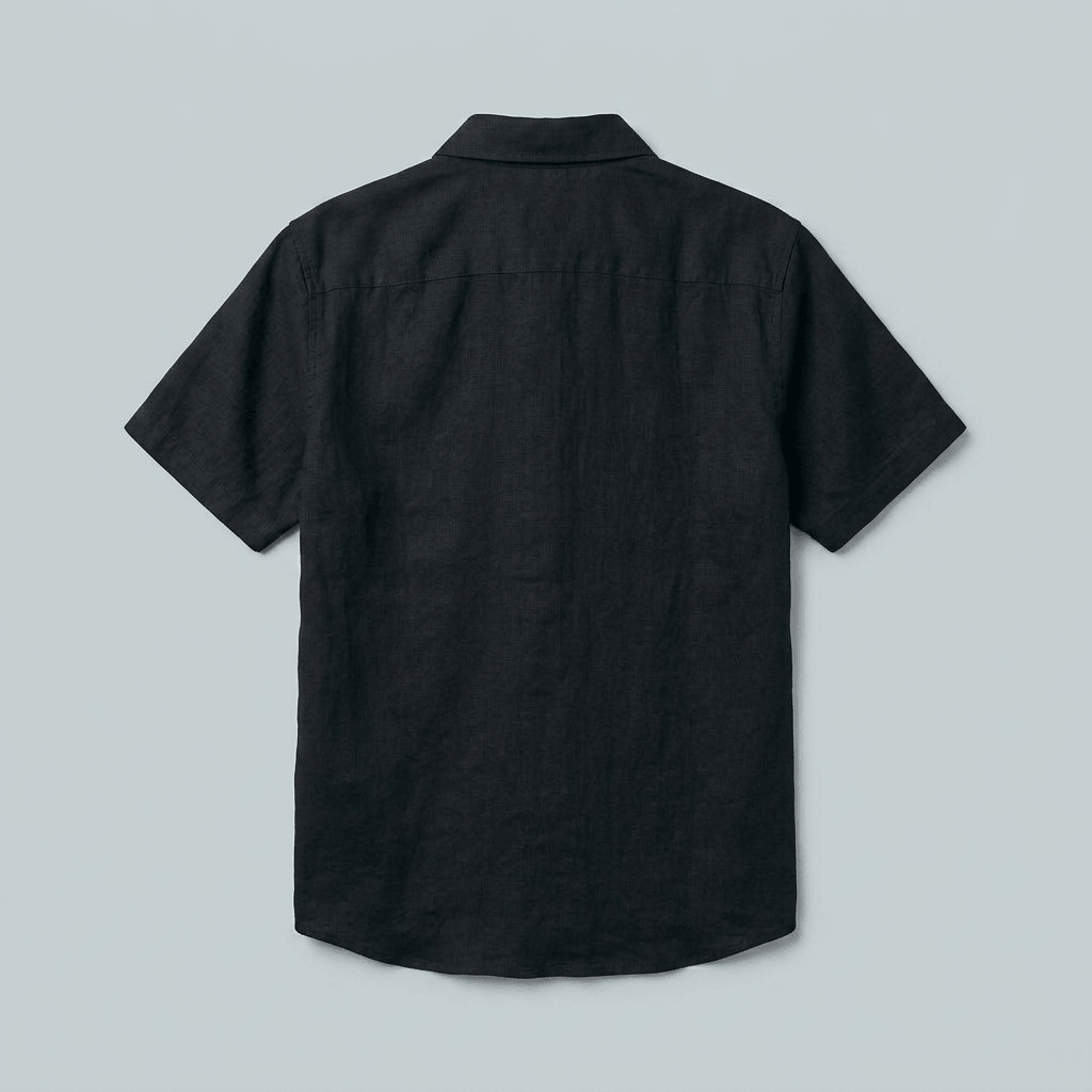 Maqiato | Men's Relaxed Linen Blend Camp Collar Shirt