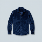 Maqiato | Men's Slim Fit Velvet Shirt