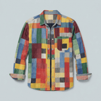Maqiato | Men's Relaxed Colorblock Shirt
