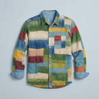 Maqiato | Men's Relaxed Colorblock Shirt