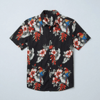 Maqiato | Men's Short Sleeve Tropical Floral Shirt