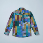 Maqiato | Men's Relaxed Colorblock Shirt
